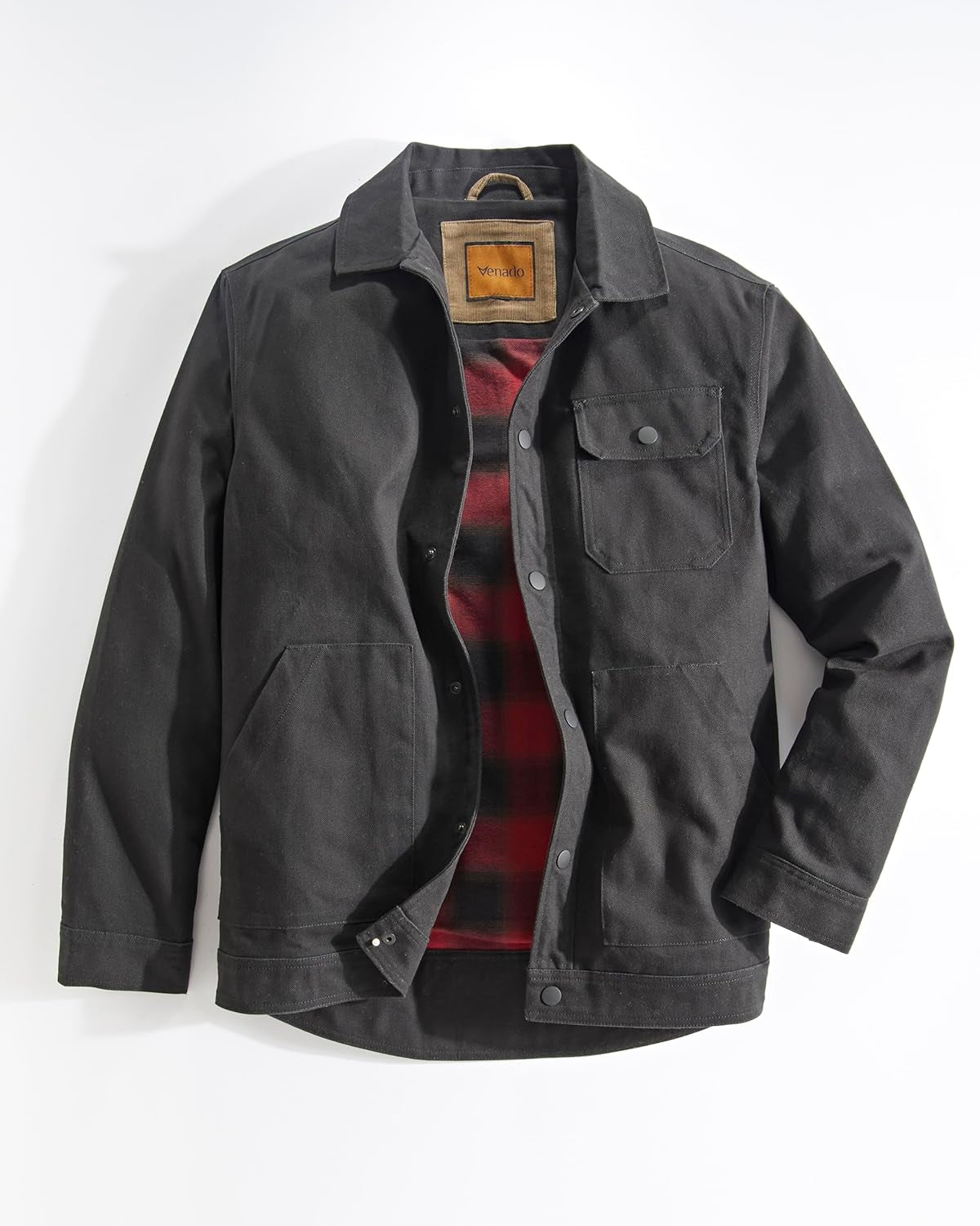 Venado Concealed Carry Shirt Jacket for Men - Heavy Duty Canvas - Conceal Carry Pockets