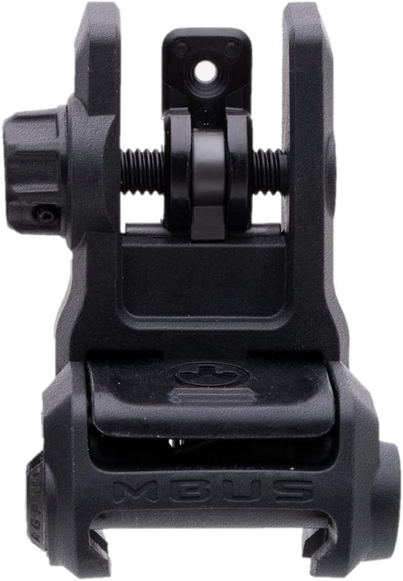 MBUS 3 Front & Rear Sight Set Fits Picatinny Rail | Black