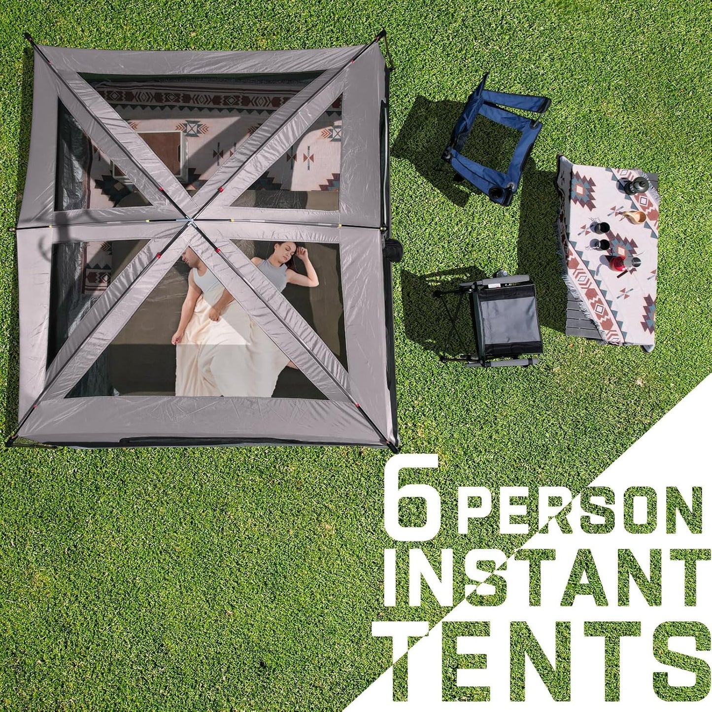 Happy Travel Tent 6 Person Tent for Camping