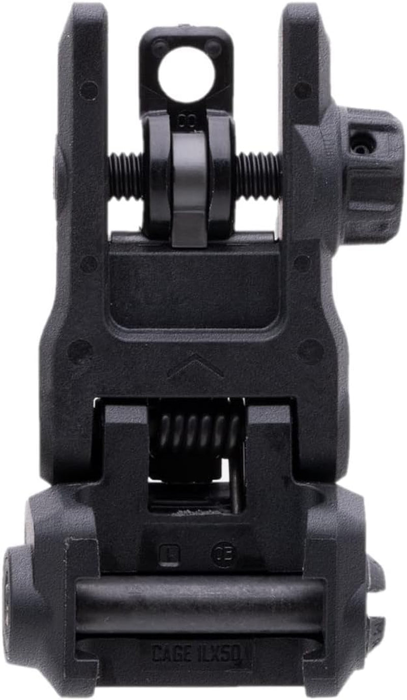 MBUS 3 Front & Rear Sight Set Fits Picatinny Rail | Black