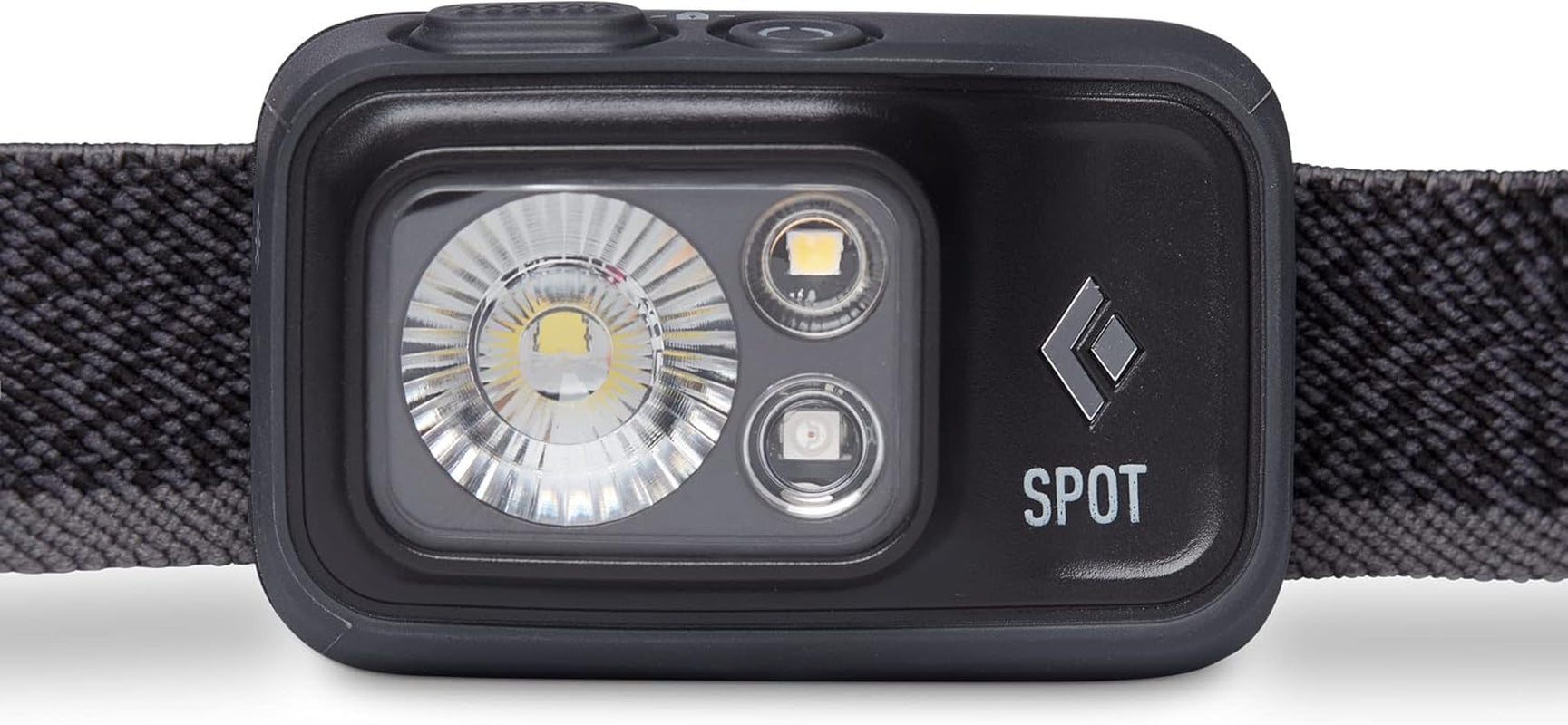 BLACK DIAMOND Spot 400 LED Headlamp, Waterproof and Dimmable Battery Powered Headlamp for Camping, Hiking, Running, Work, Travel with Red Light Headlamp Mode, Graphite
