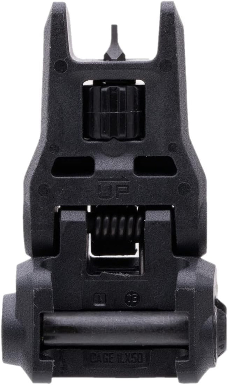 MBUS 3 Front & Rear Sight Set Fits Picatinny Rail | Black