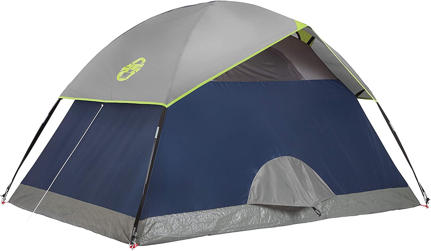 Coleman Sundome Camping Tent with Rainfly, 2/3/4/6 Person Tent Sets up in 10 Mins, Weatherproof Shelter for Camping, Festivals, Backyard, Sleepovers, & More